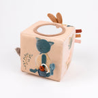 Egmont Toys Cub cu activitati din material textil senzorial 0-18 luni bumbac si poliester
