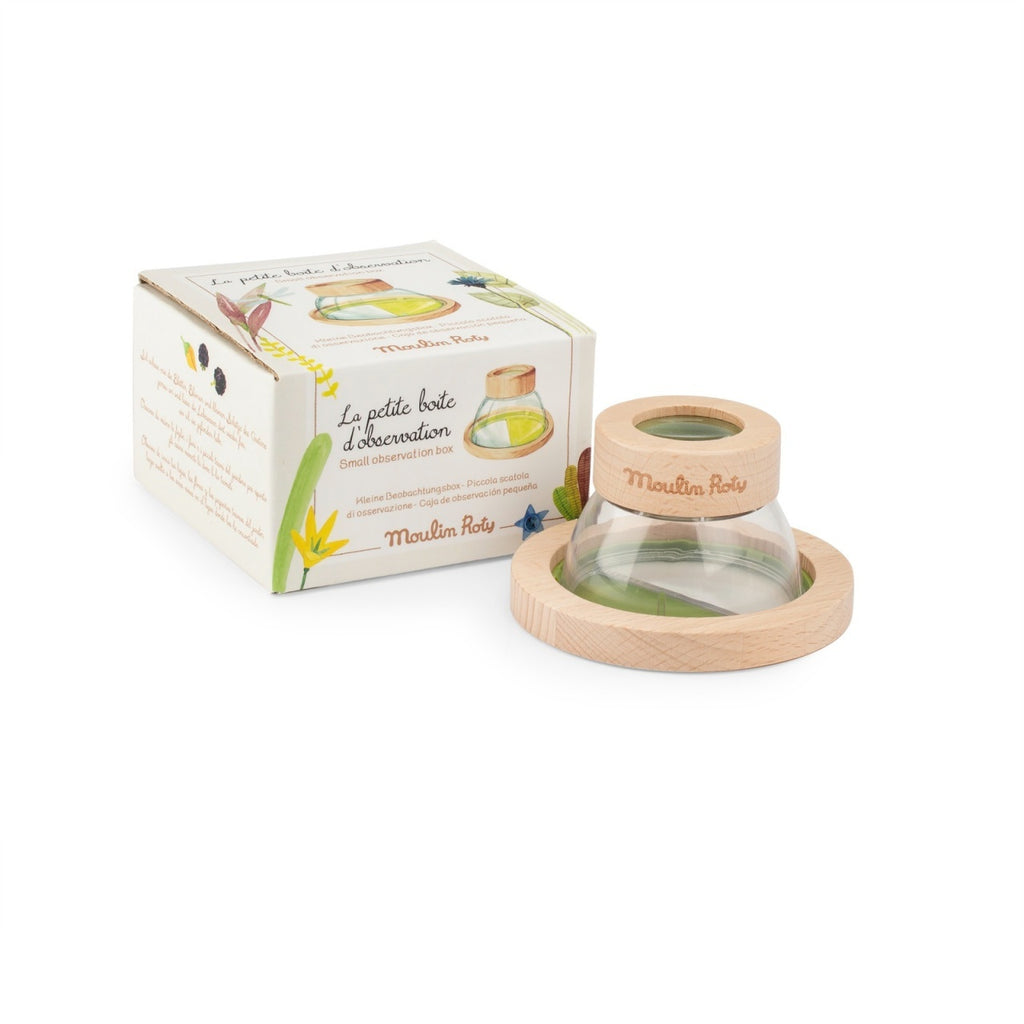 Cutie mica cu lupa pentru observarea insectelor, Moulin Roty