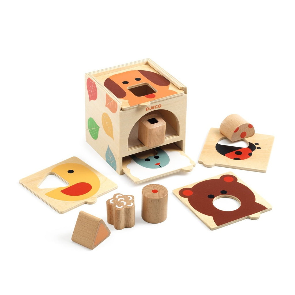 Cutie sortatoare Basic Box, Djeco