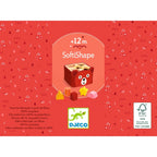 Cutie sortatoare din lemn SoftiShape, Djeco