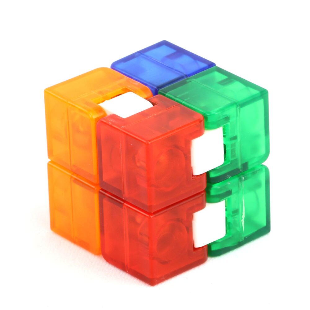 Keycraft Joc de logica Fidget Cube cub magnetic din plastic, 3 ani+, jucarie de logica