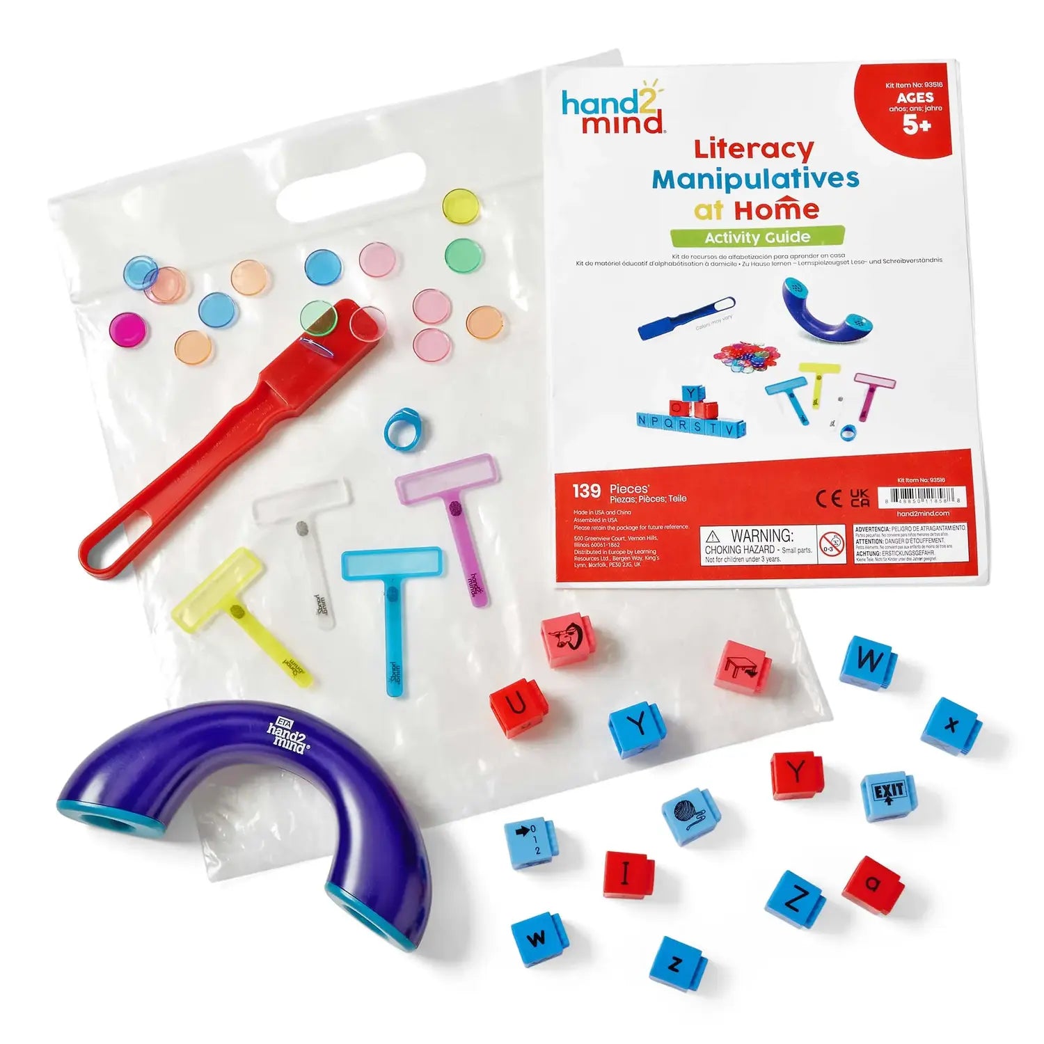 Kit de materiale tactile - Invat sa scriu & citesc (lb. engleza)