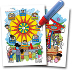 Water Magic: Carte de colorat Parcul de distractii
