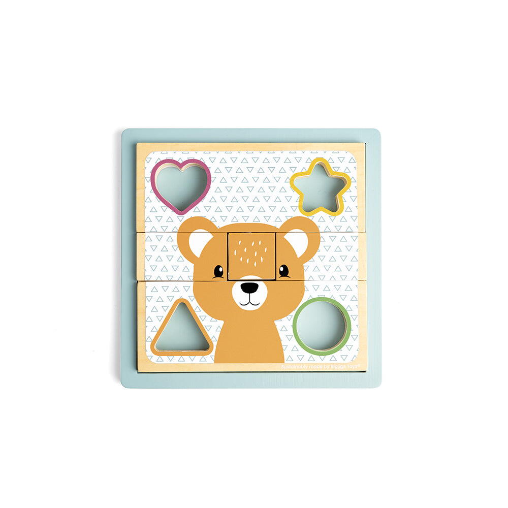 Puzzle cu sortator forme - Animalute