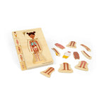 Puzzle anatomic din lemn - Fetita