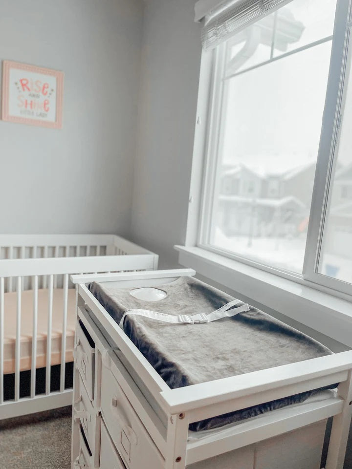 Prince Lionheart Changing Mat with Integrated Light and Grey Waterproof Cover