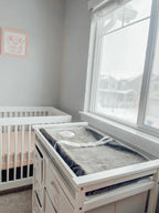 Prince Lionheart Changing Mat with Integrated Light and Grey Waterproof Cover