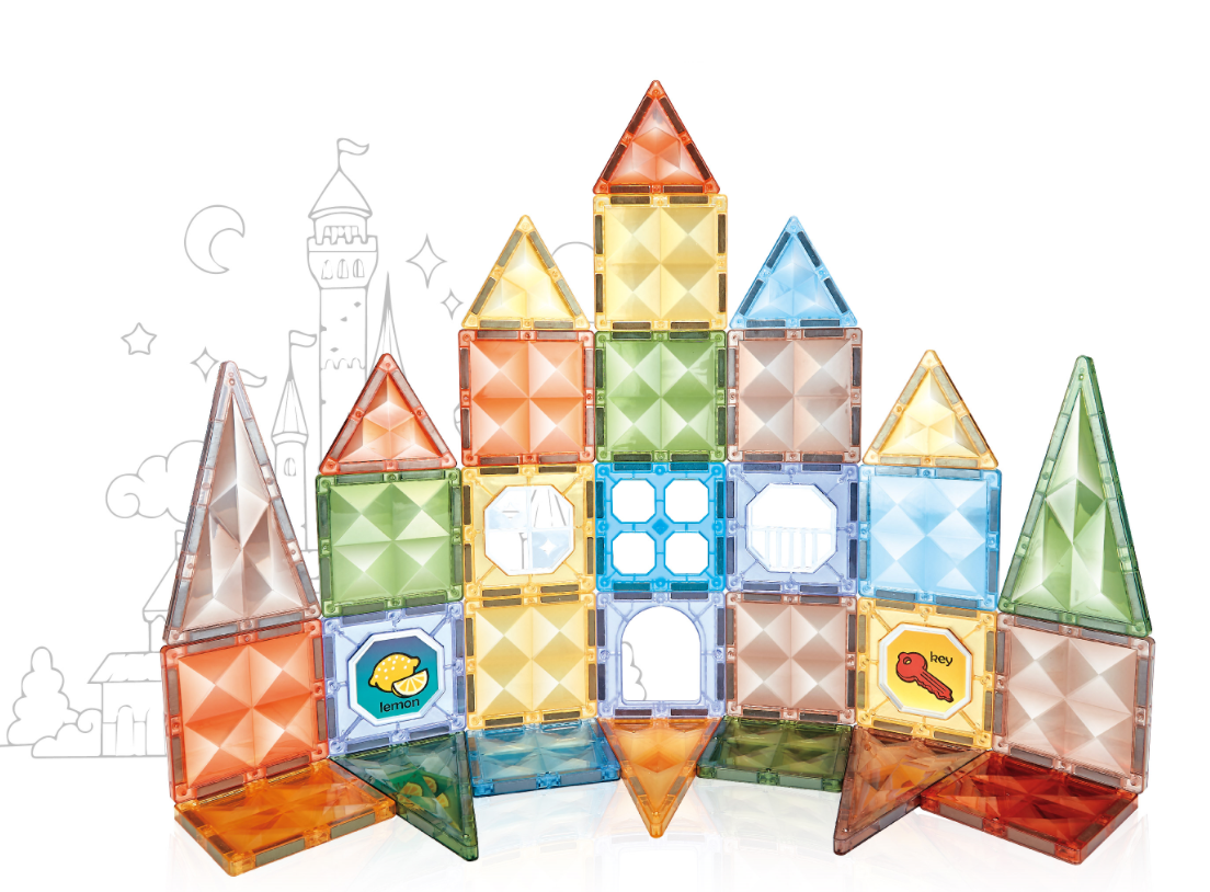 Joc magnetic Diamond - 42 piese (7.5 cm)