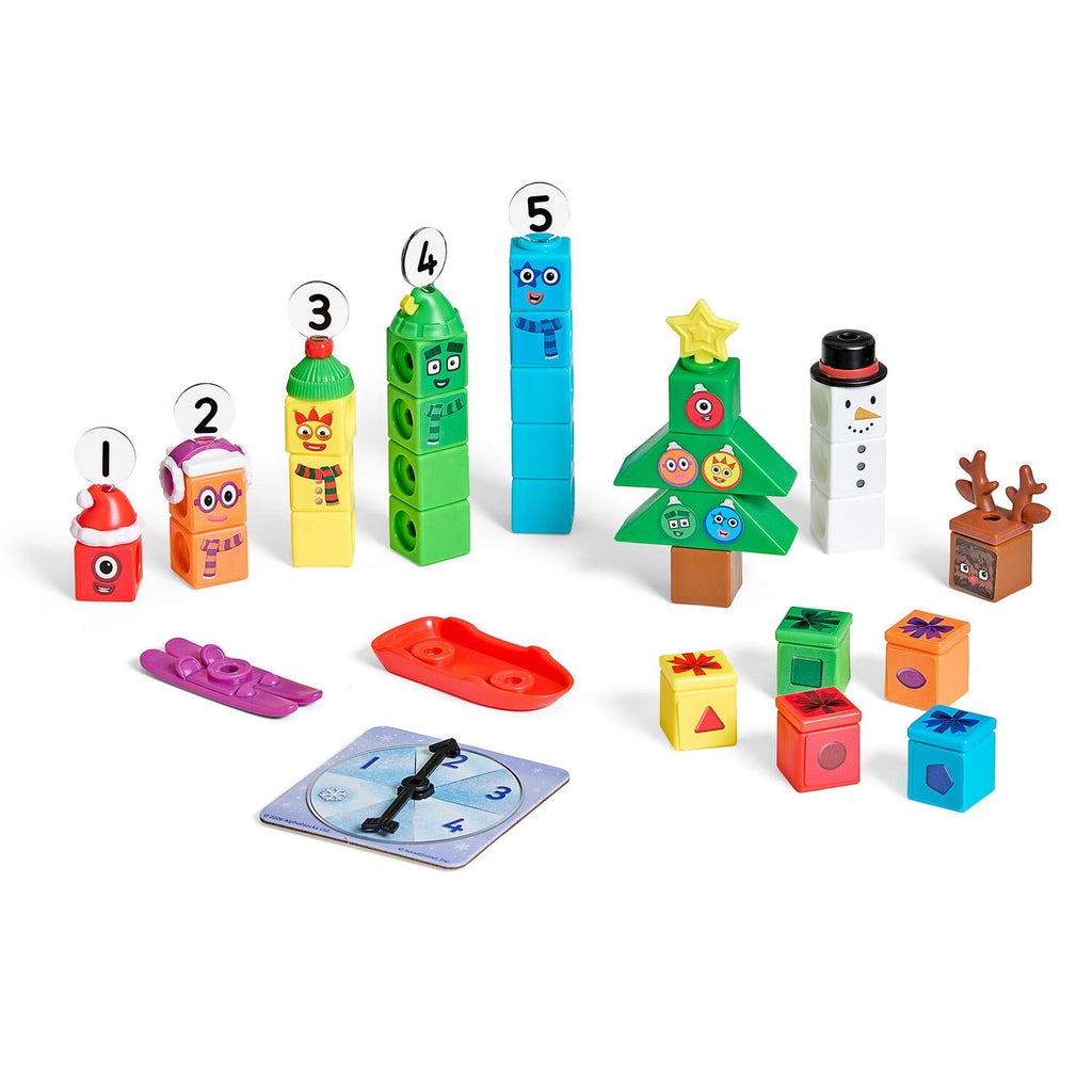 Calendar cu surprize Numberblocks® MathLink® - Magia Craciunului
