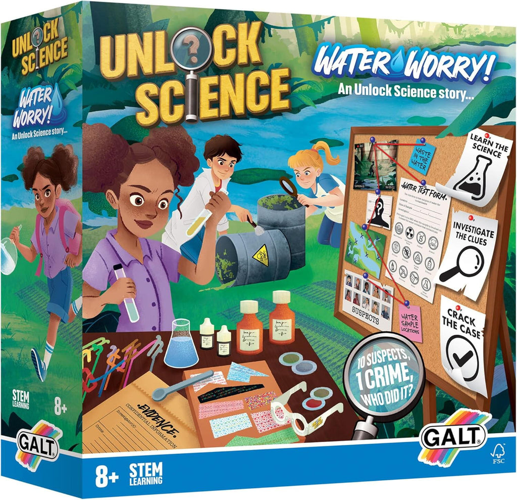 Set experimente Unlock Science: Cine polueaza apa?