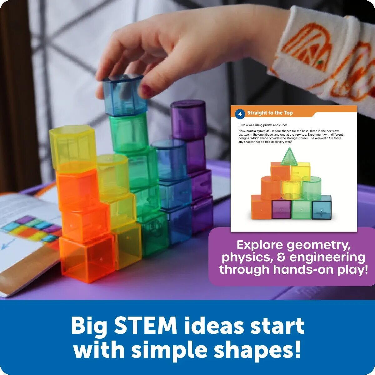Set STEM Explorers™ - Provocari cu corpuri geometrice