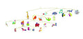 Decoratie mobila Animale vesele, Djeco