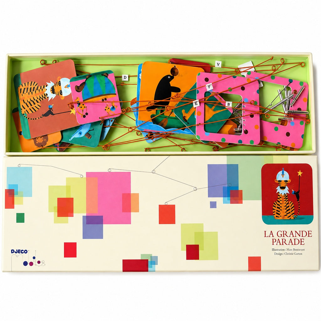 Djeco Children's room mobile decoration The Grand Parade 100 x 60 cm