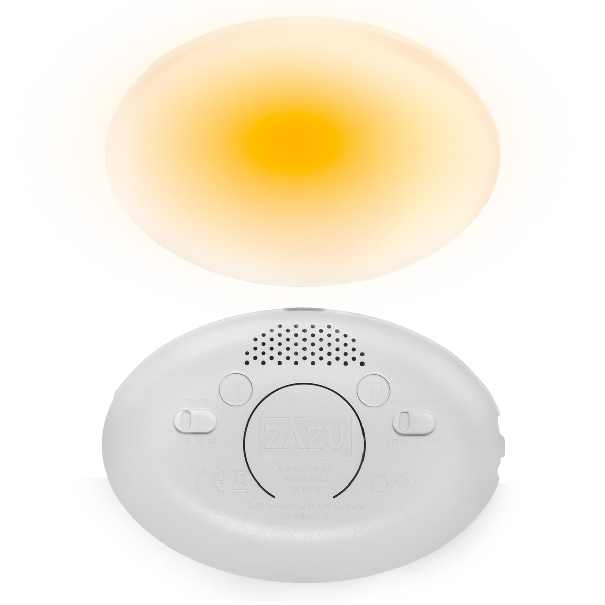 Zazu Kids Iepurasul RO cu dispozitiv lumina si sunet Verde, de la nastere