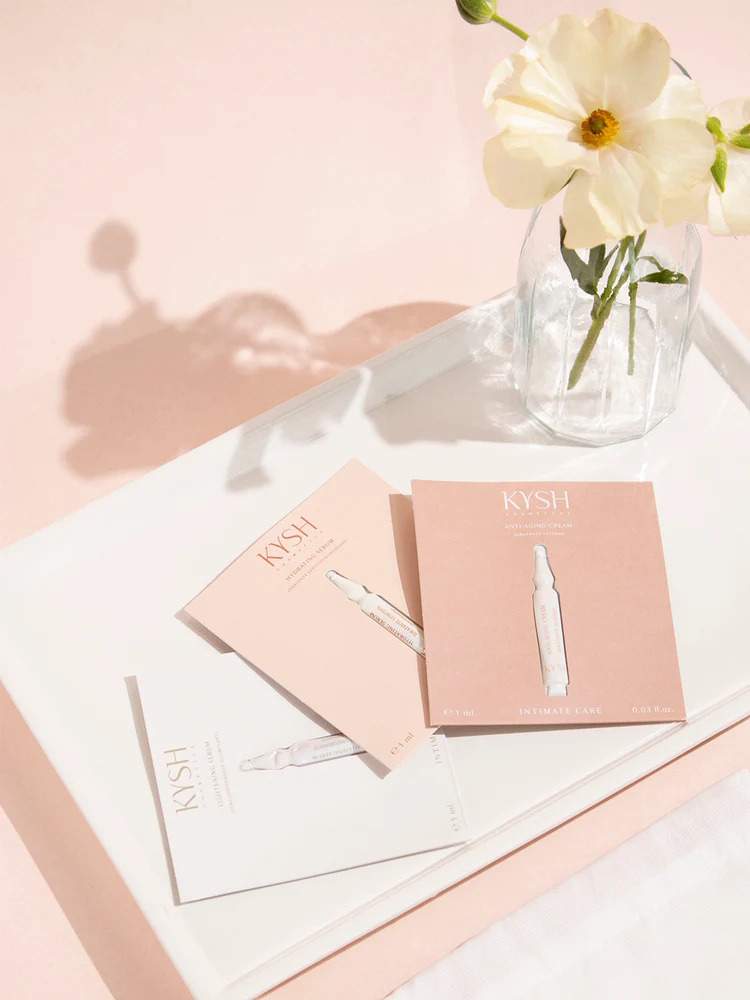 Kysh Cosmetics Set Discovery mostre ingrijire intima, 3 doze de 1 ml, fabricat in Italia testat dermatologic