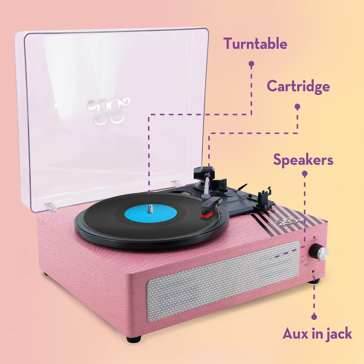Pick-up cu boxa wireless - Barbie