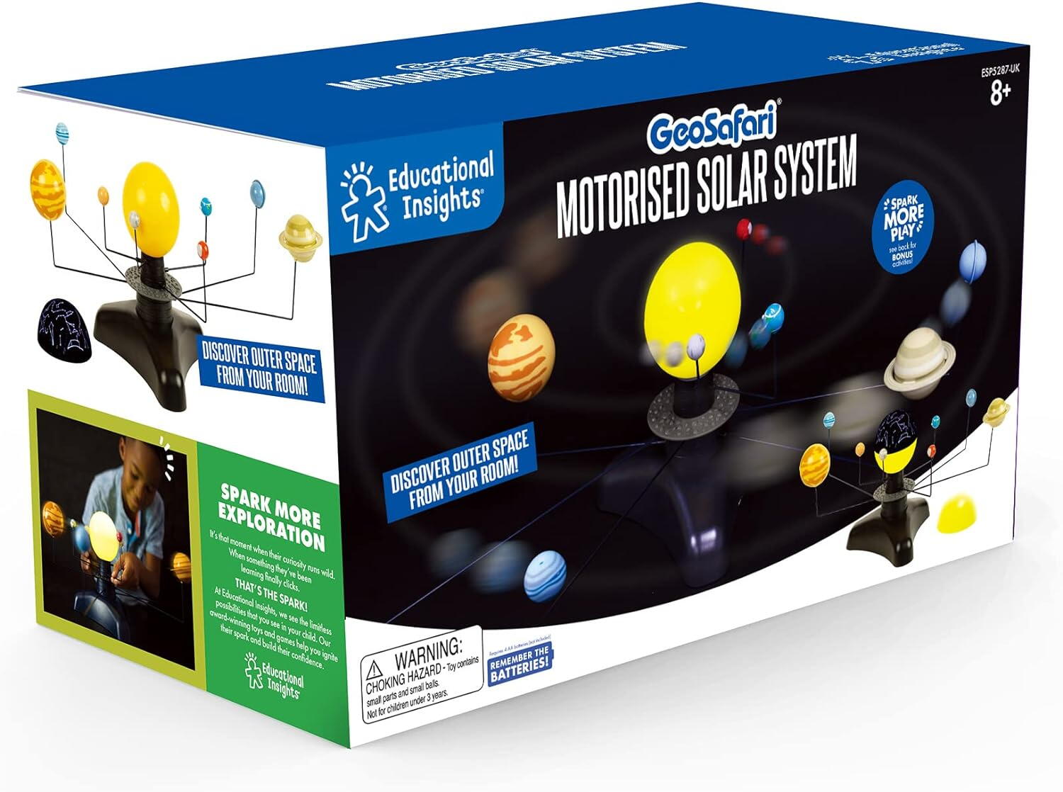 Sistem solar motorizat - Lb. Engleza
