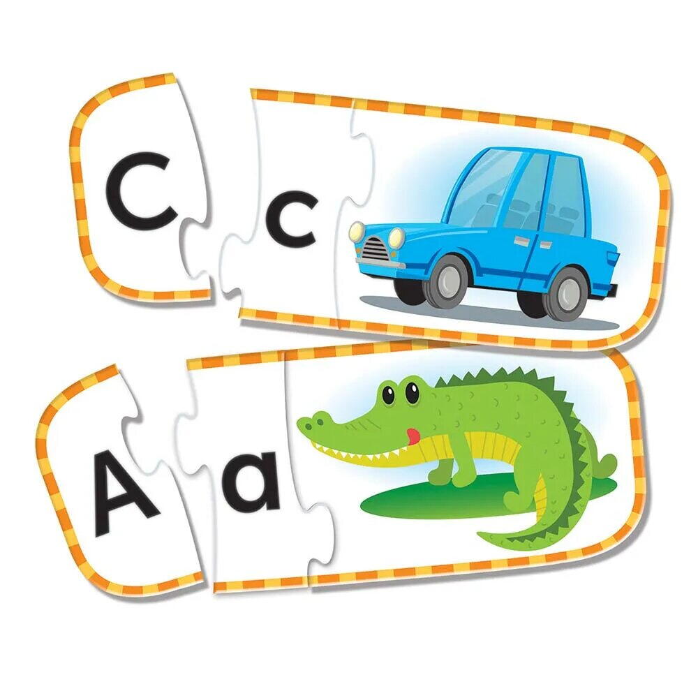 Set 26 de puzzle-uri Alfabet (3 piese)