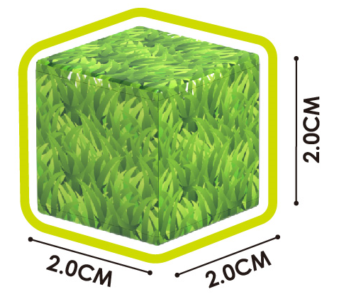 Cuburi magnetice - In natura 119 piese (2 cm)