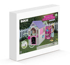 Casuta deluxe pentru copii - Alb & roz