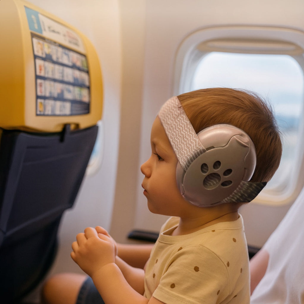 Casti antifonice copii EARMUFFS bej