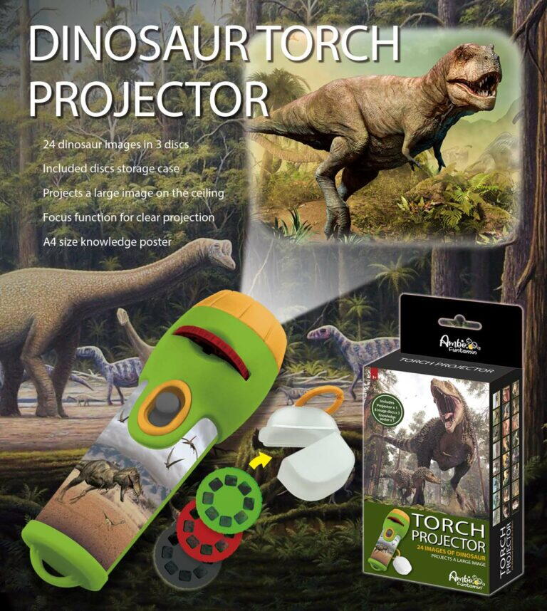 Proiector tip lanterna - Descopera dinozaurii