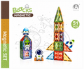 Joc magnetic Diamond - In spatiu 51 piese (7.5 cm)