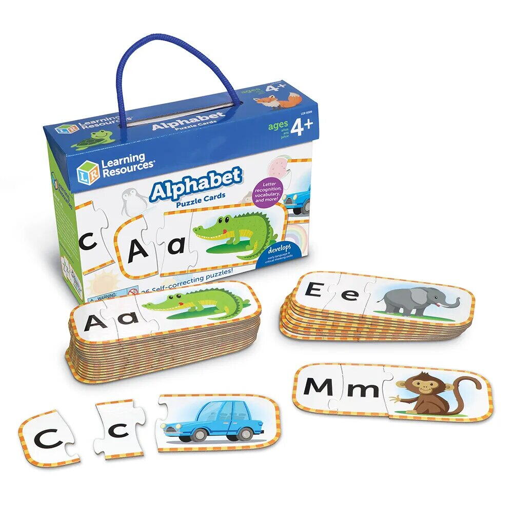 Set 26 de puzzle-uri Alfabet (3 piese)