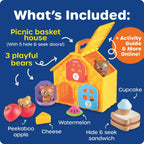 Joc Montessori - Picnic cu familia de ursuleti