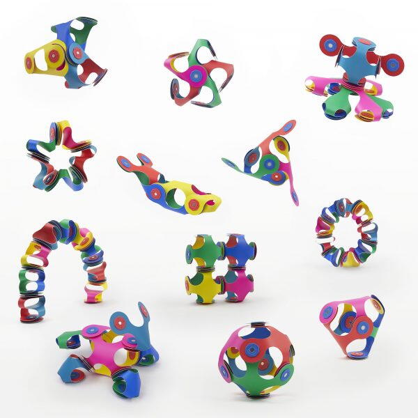 Clixo® joc magnetic de construit - Tiny & Mighty (9 piese)