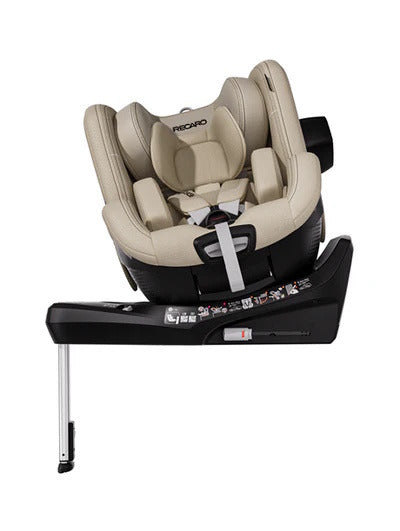 Scaun Auto Copii, Recaro Toron 1 Elegant Beige, R129 EU, 0-4 ani, Inclinatie 170°