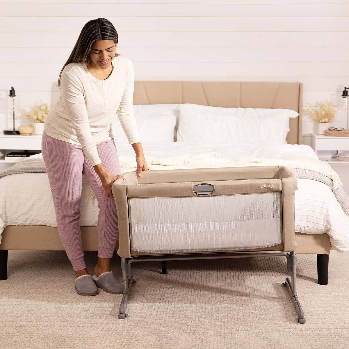 Graco - Patut co-sleeper Sweet2Sleep, Oatmeal
