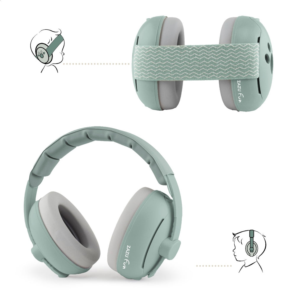 Casti antifonice copii EARMUFFS sage