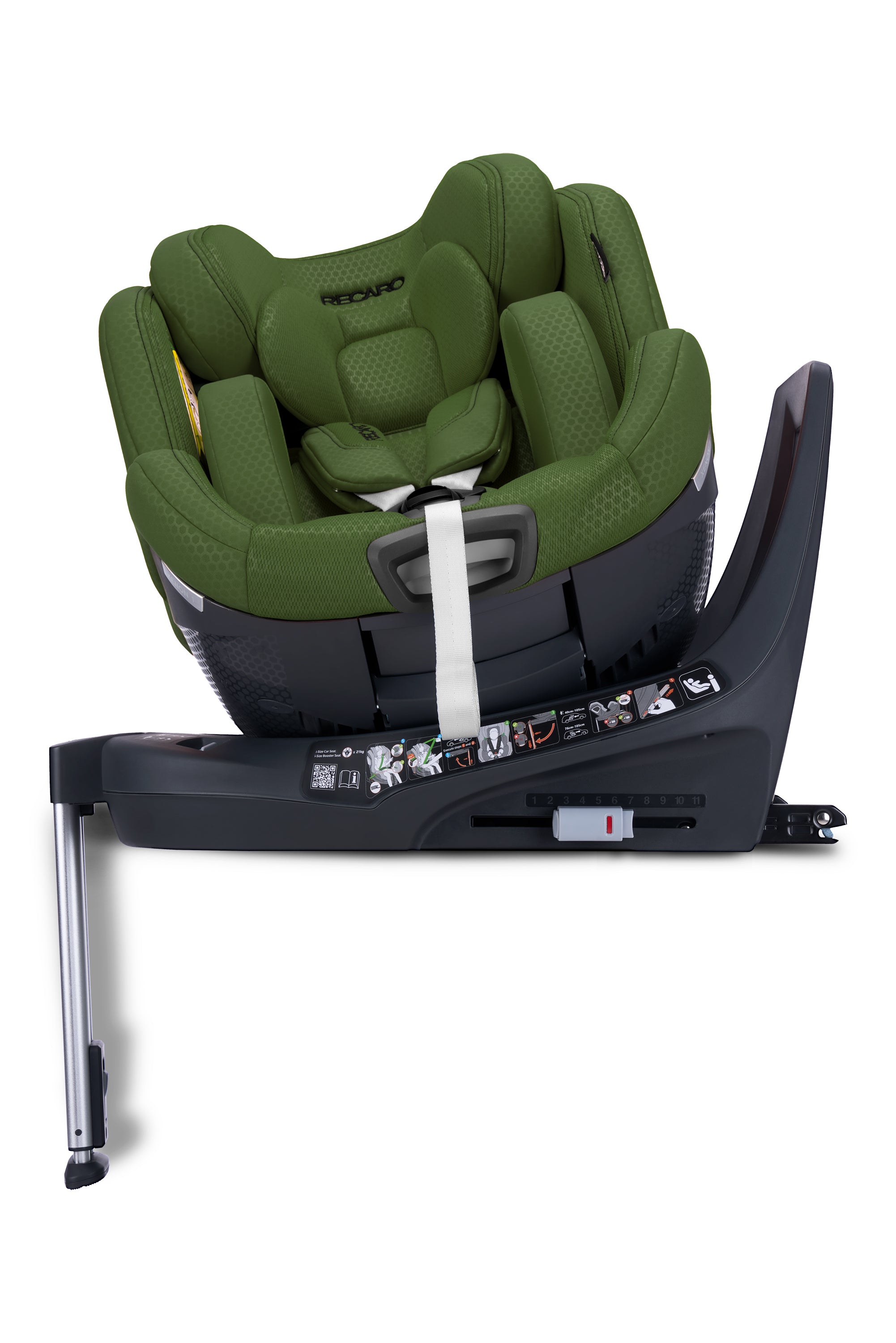 Car Seat Recaro Xenon 1, 0-21 kg, R129 i-Size, 0-7 years, Epic Green