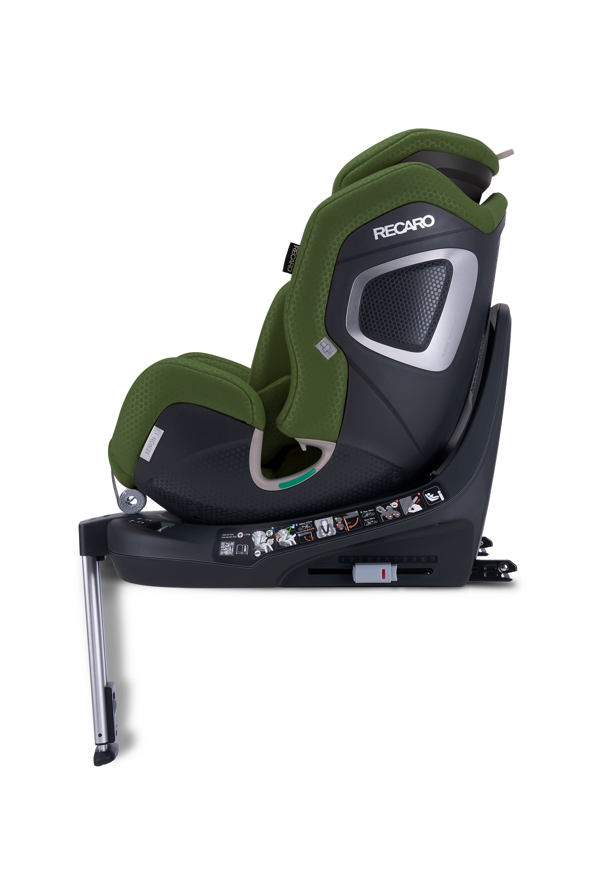 Car Seat Recaro Xenon 1, 0-21 kg, R129 i-Size, 0-7 years, Epic Green