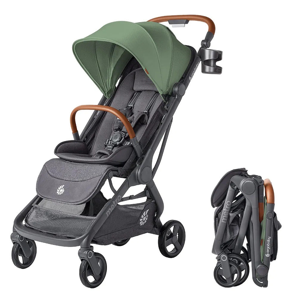 Metro 3 Ergobaby Deluxe Willow Green Stroller