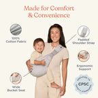 Marsupiu Sling Ergobaby Toddler Ergonomic UPSIE Beige