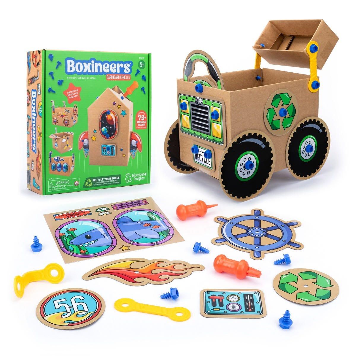 Set de creatie Boxineers™ - Vehicule din carton