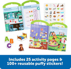 Set activitati educative cu abtibilduri  - Litere si sunete (lb.engleza)