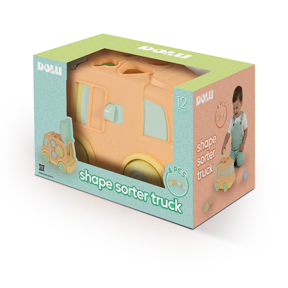 Camion cu sortator pentru forme - Pastel