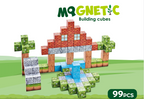 Cuburi magnetice - In natura 99 piese (2 cm)