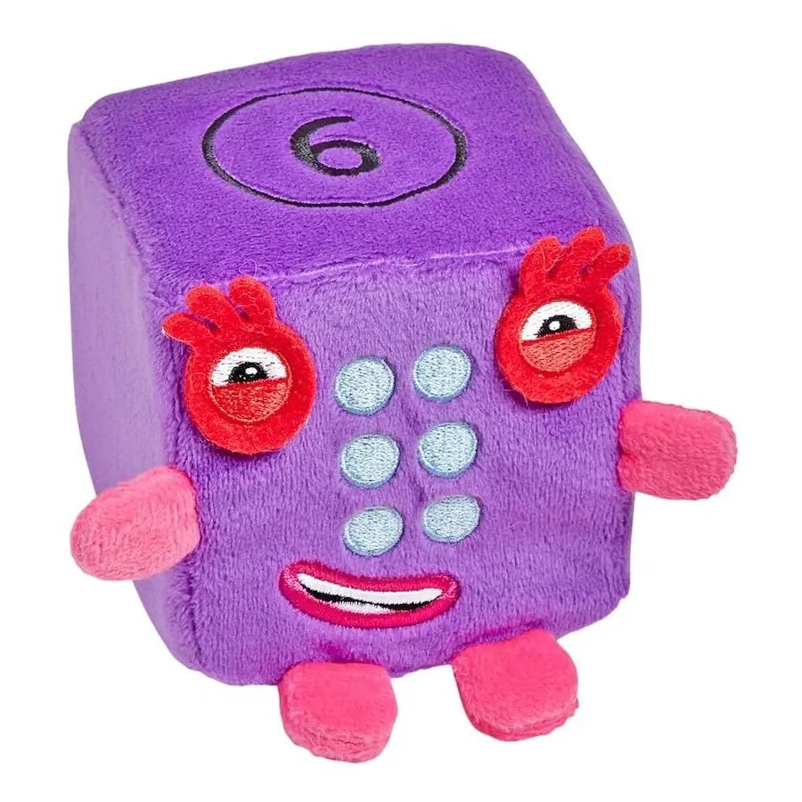 Mini mascota din plus Numberblocks™ Blocklets™ - Sase