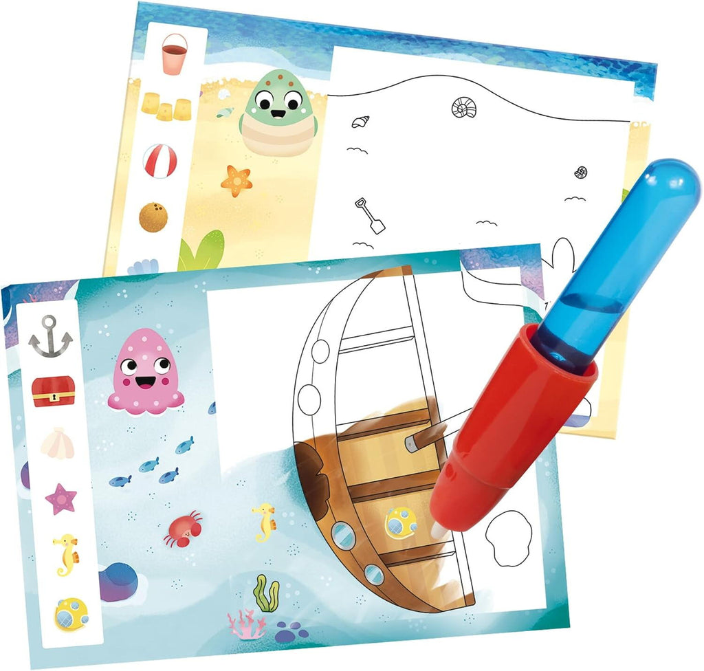 Set Water Magic de colorat: La mare cu Squishies