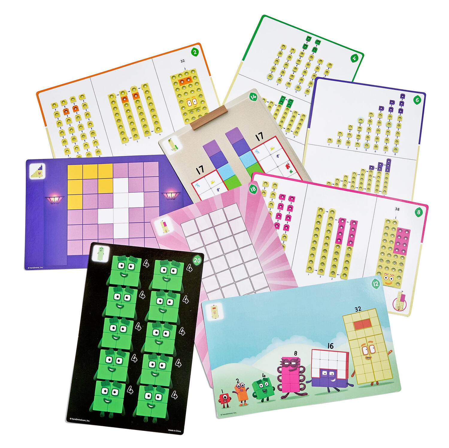 MathLink®Cubes Numberblocks® in engleza Set de activitati de la 31-40