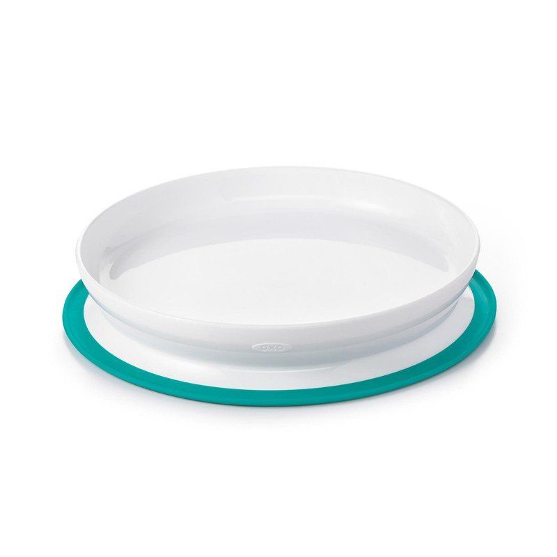 Teal Suction Plate