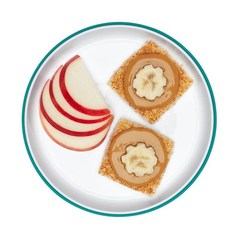 Teal Suction Plate