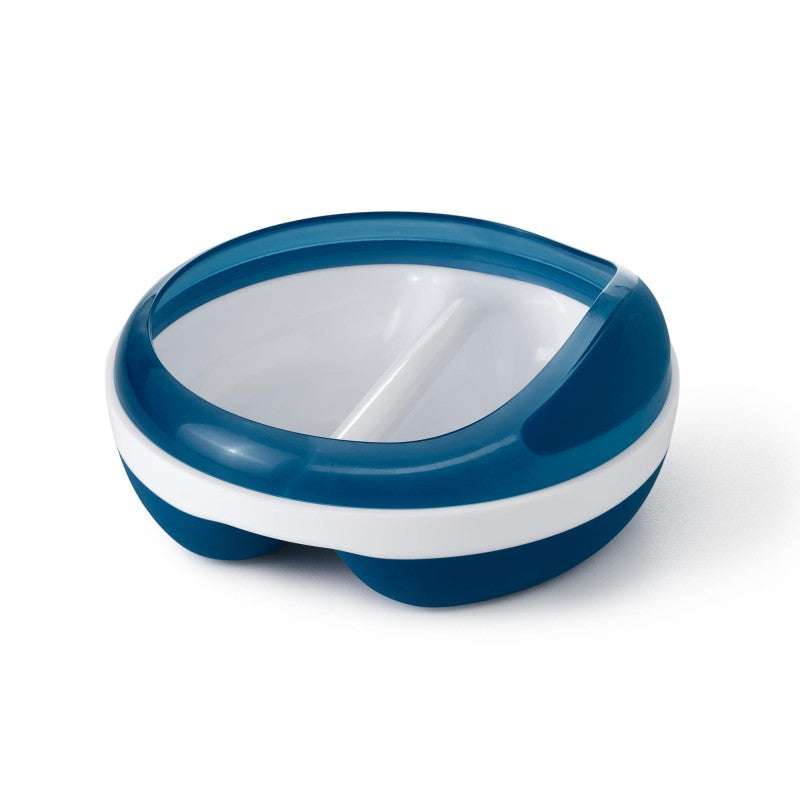 Divided Plate with Lid Navy