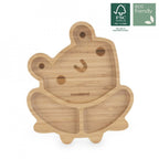 Miniland Frog Compartmented Plate with Silicone Base