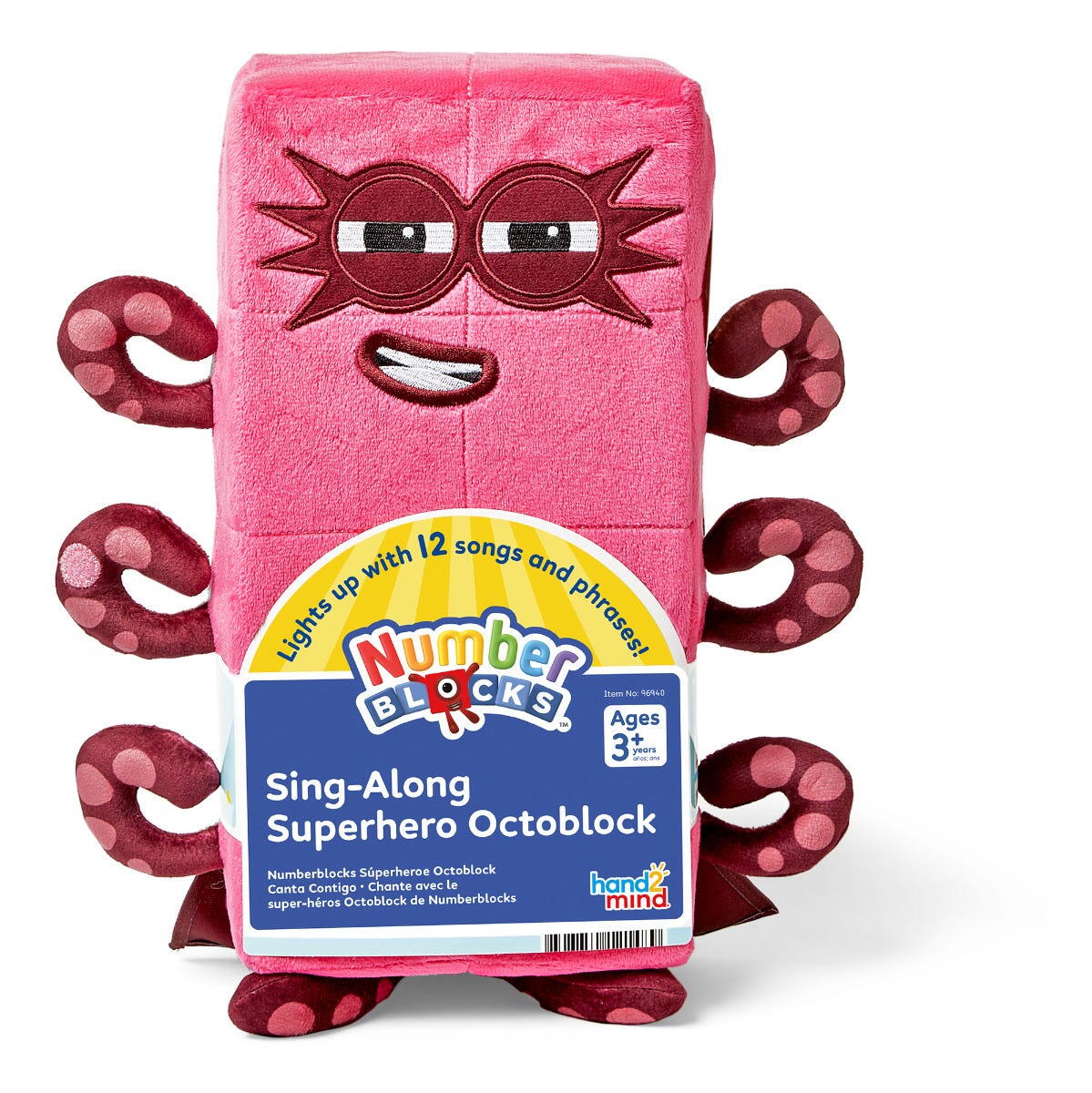 Mascota din plus Numberblocks - Opt