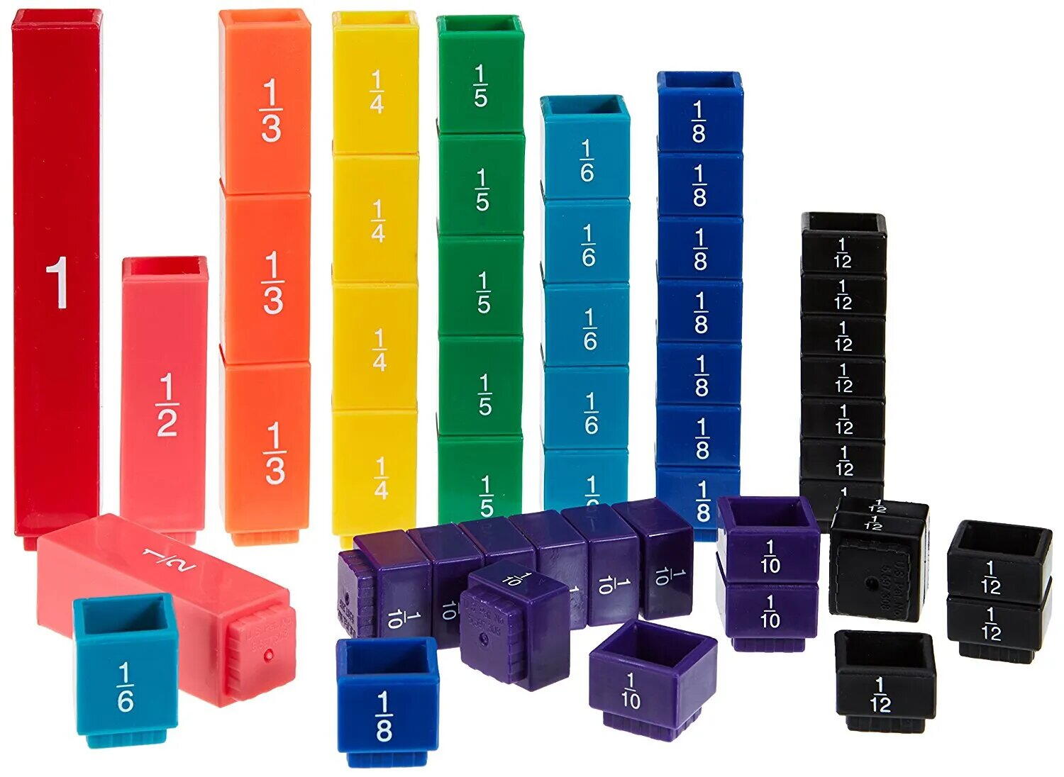 Fraction Tower® - Cuburi cu fractii